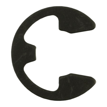 Midwest Fastener External-E Retaining Ring, Steel Black Phosphate Finish, 5/16 in Shaft Dia, 20 PK 70692